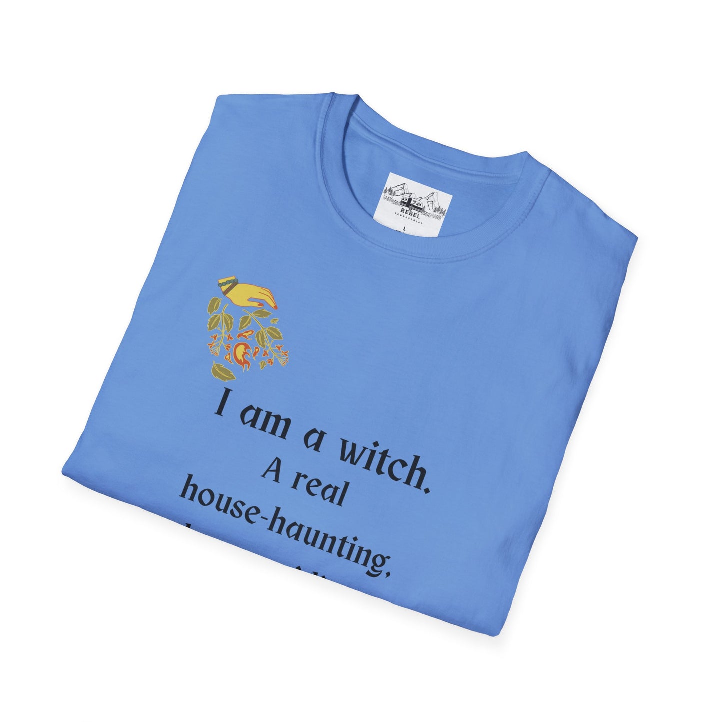 The Real Witch Cauldron & Broom Unisex T-Shirt