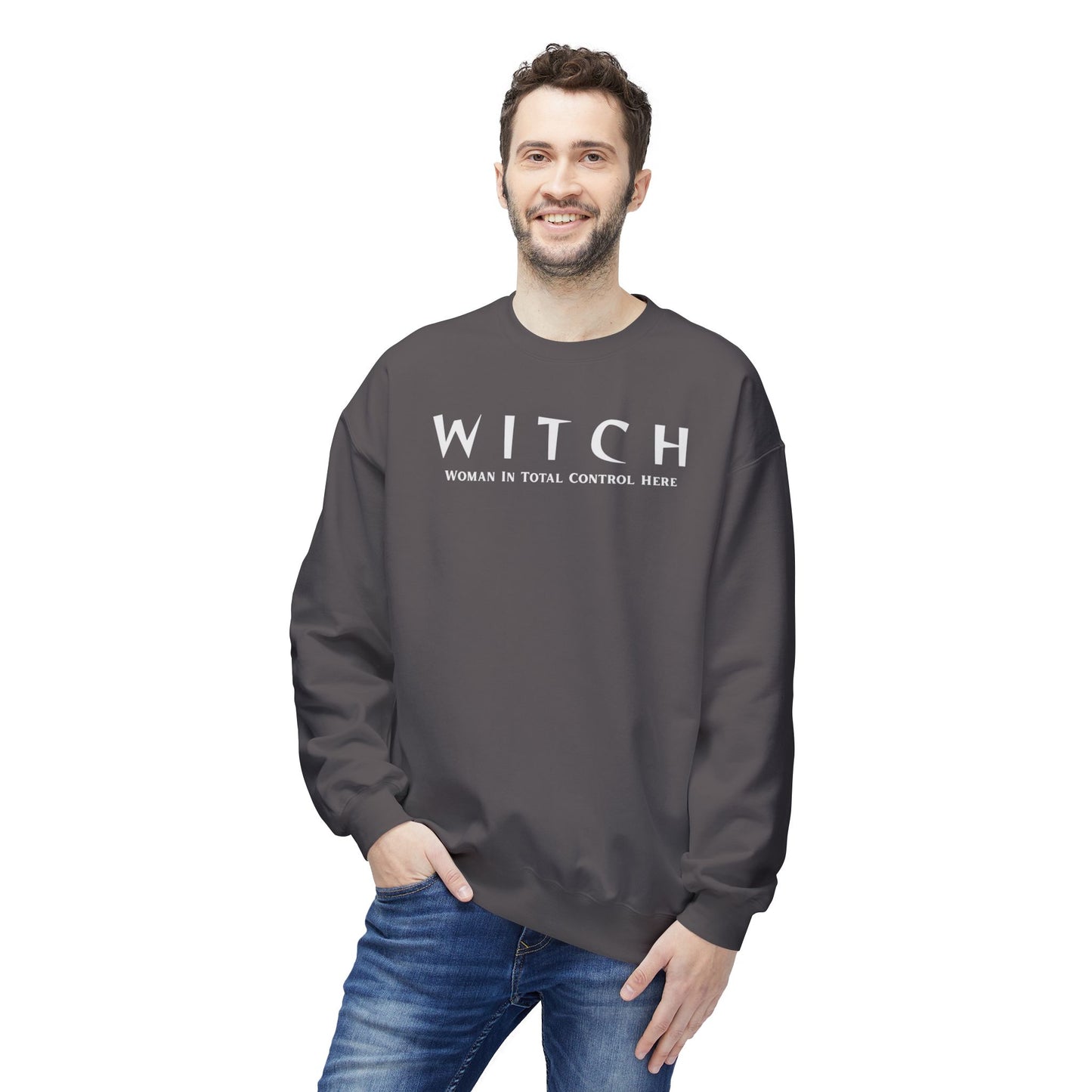 WITCH - Woman In Total Control Here Crewneck Sweatshirt