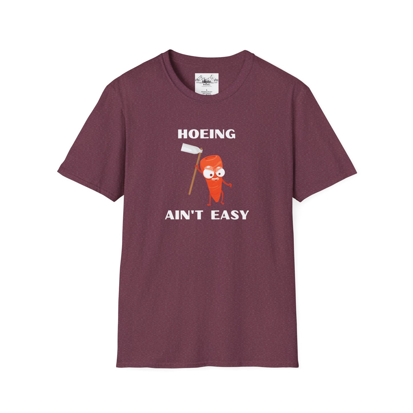 "Hoeing Ain't Easy" – Funny Gardening T-Shirt
