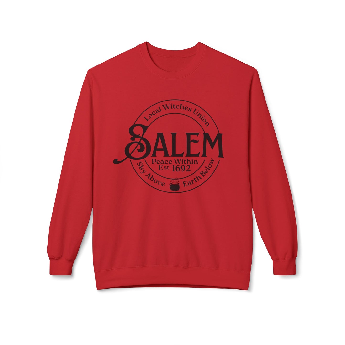 Salem Local Witches Union Midweight Fleece Sweatshirt