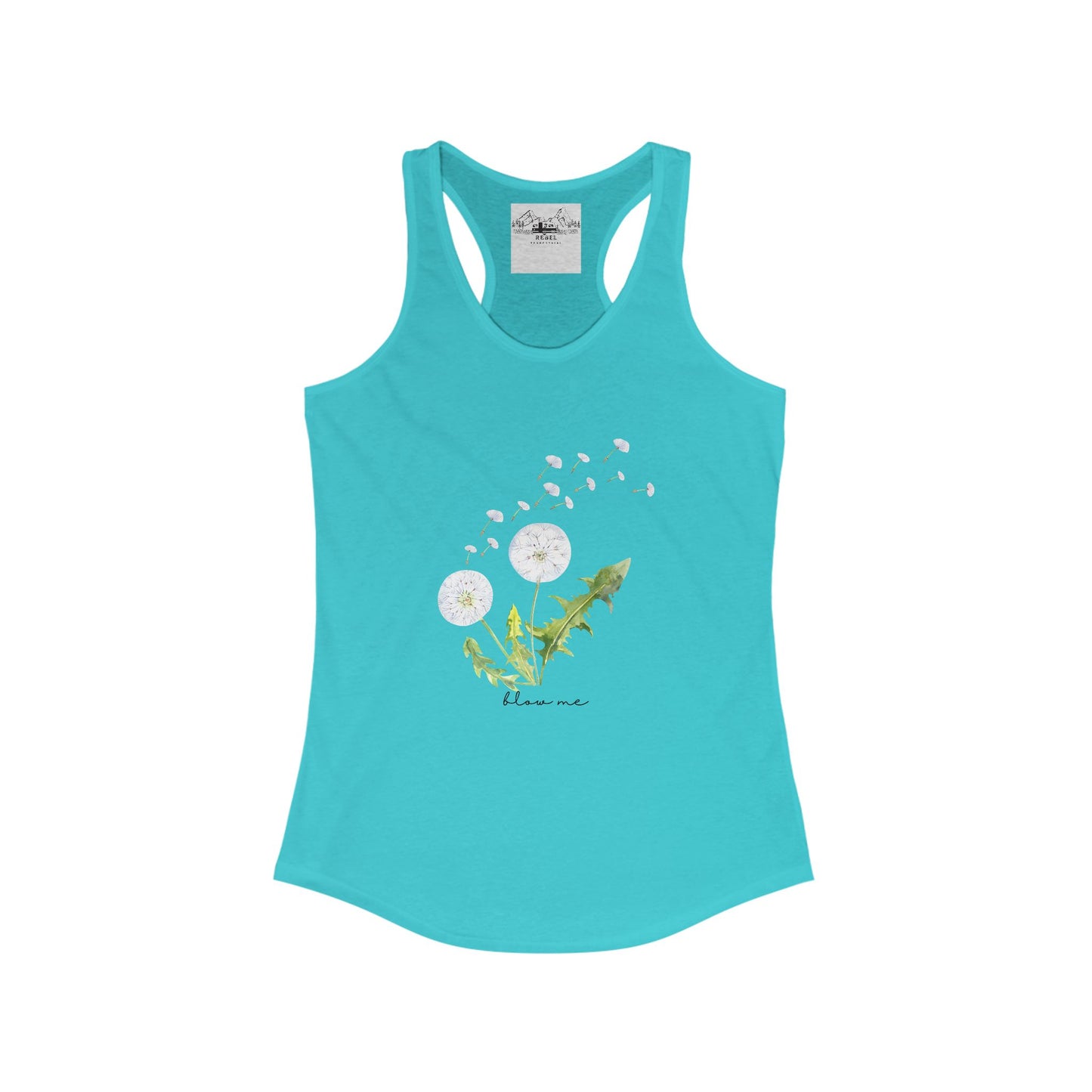 blow me – Women’s Racerback Tank