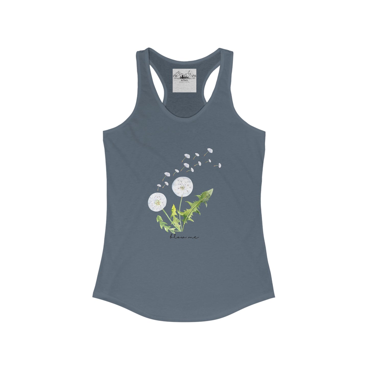 blow me – Women’s Racerback Tank