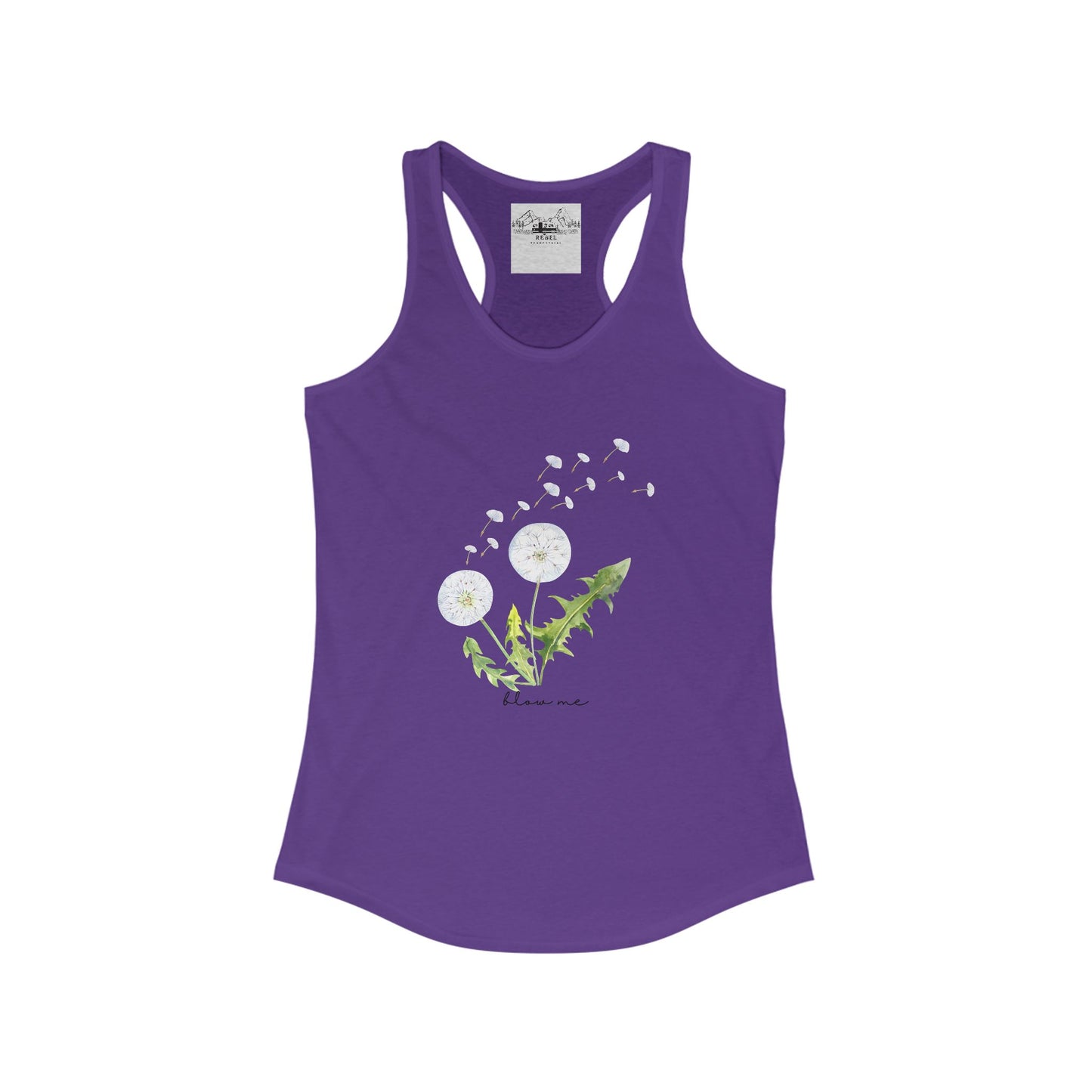 blow me – Women’s Racerback Tank