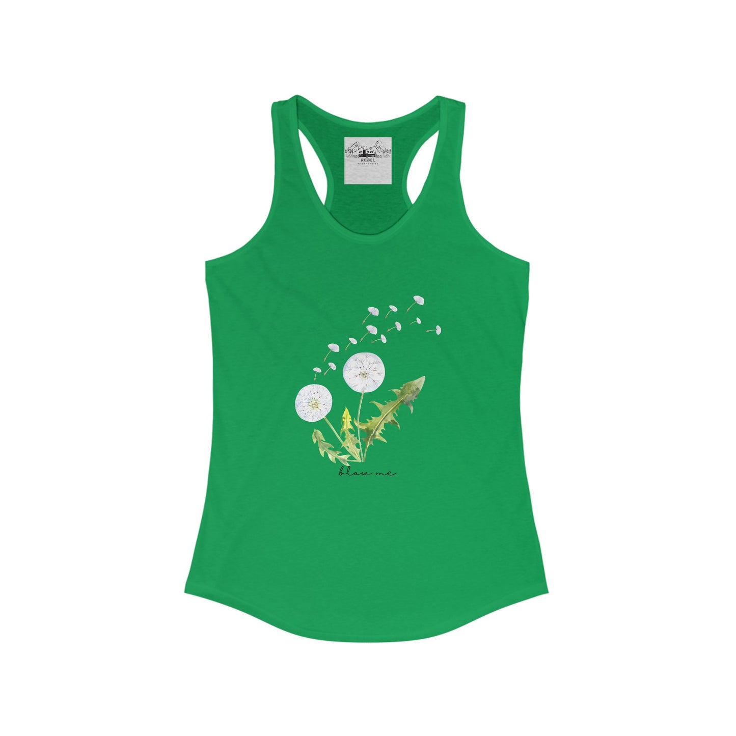 blow me – Women’s Racerback Tank