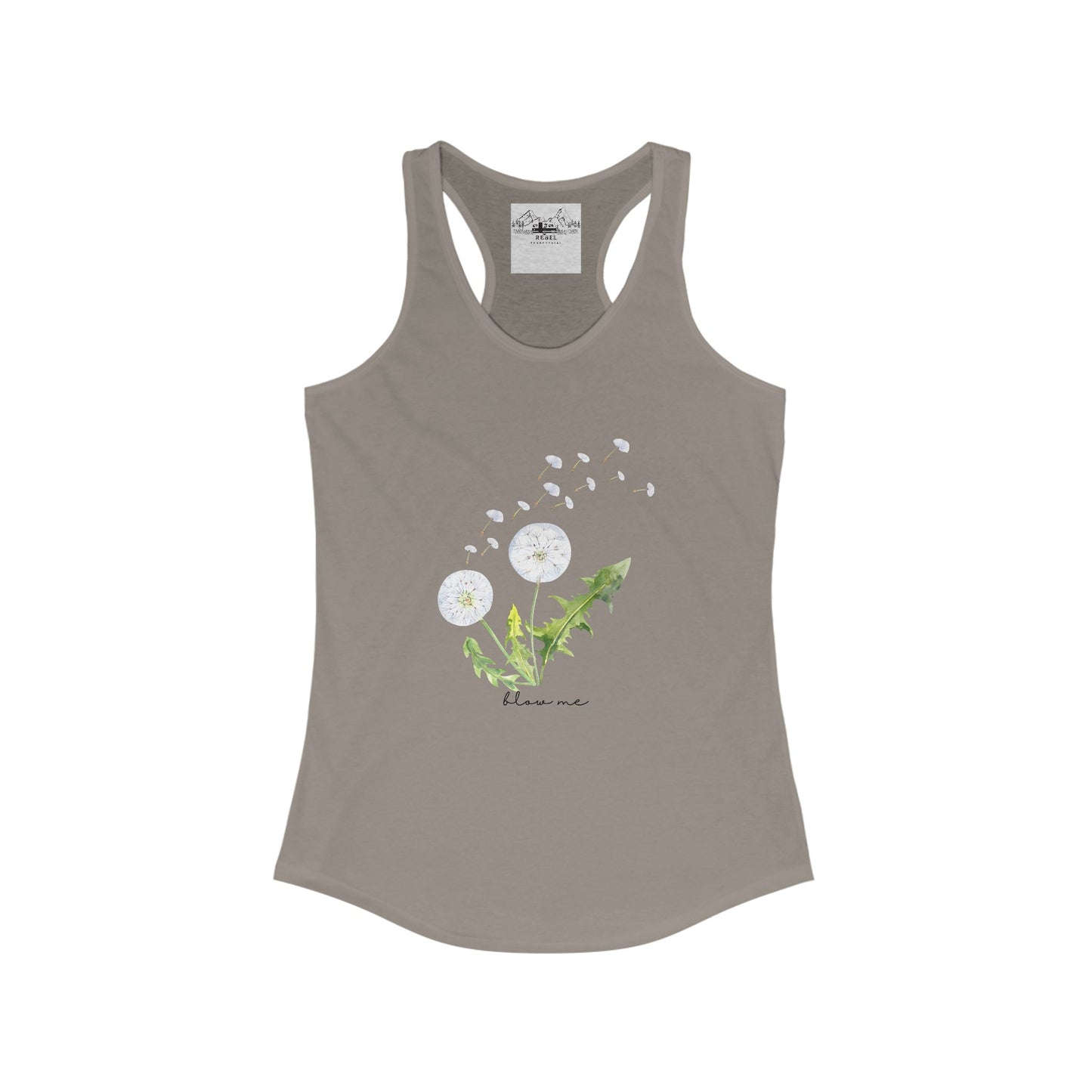 blow me – Women’s Racerback Tank