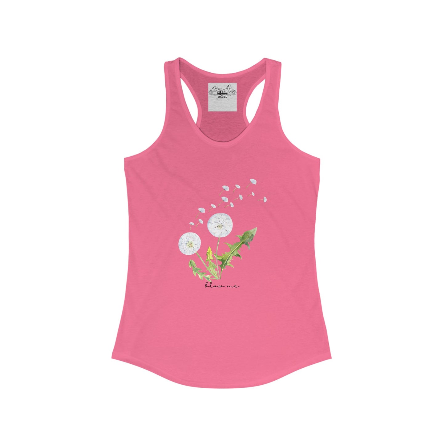 blow me – Women’s Racerback Tank