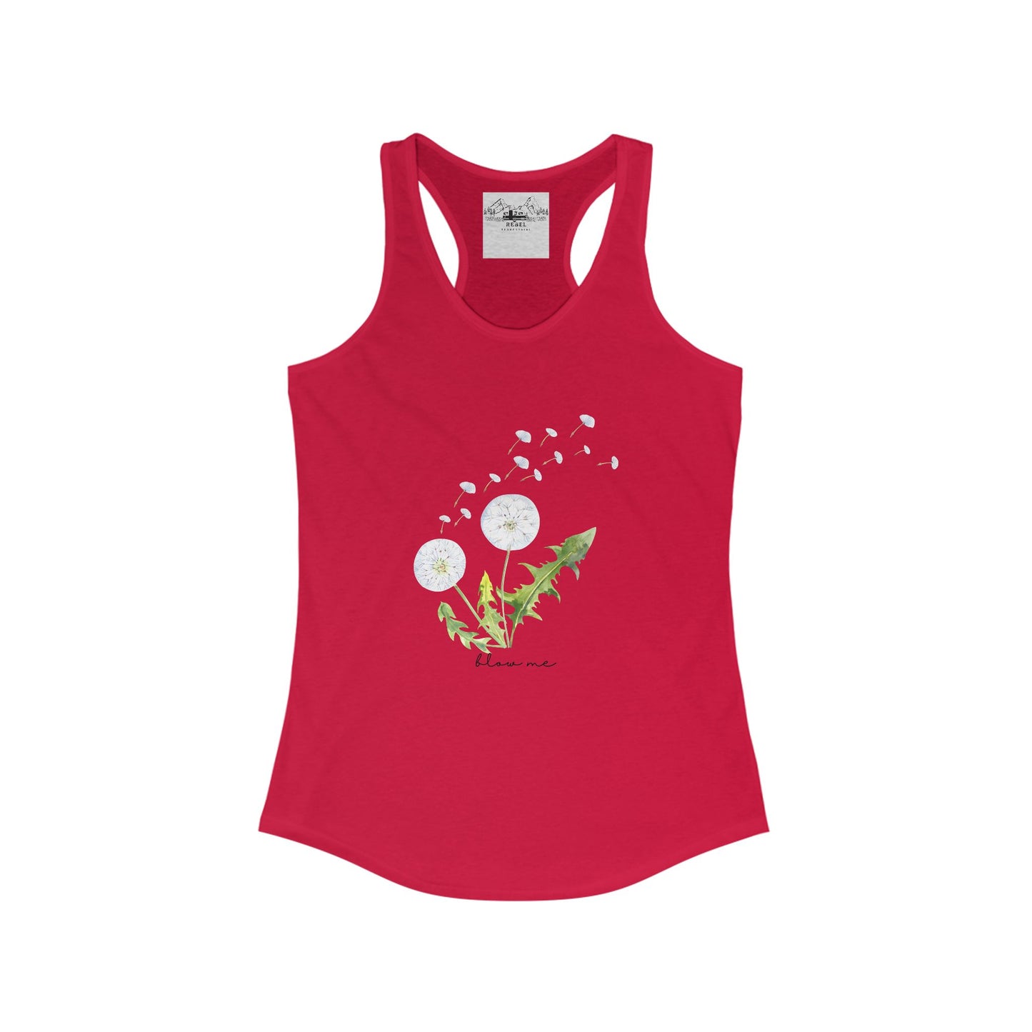blow me – Women’s Racerback Tank
