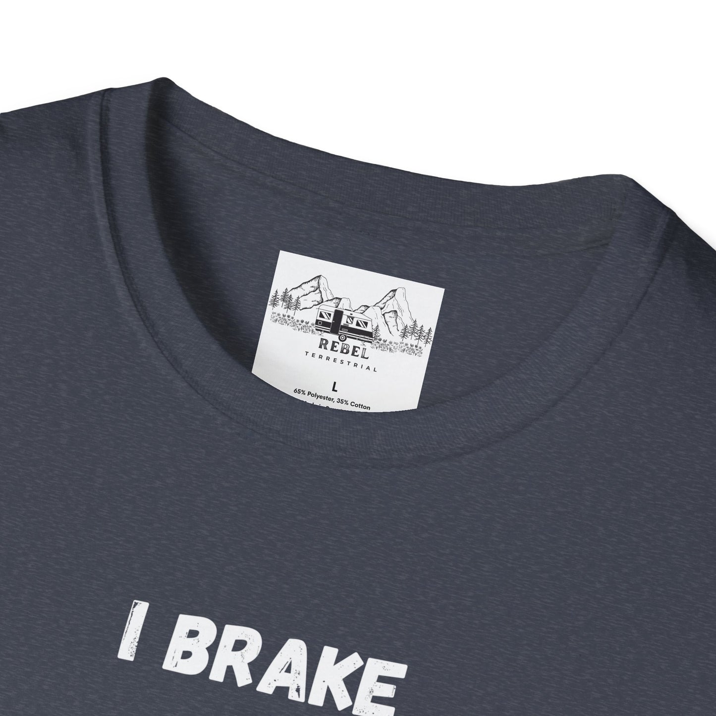 I Brake for Turtles – Funny Motorcycle & Wildlife Awareness Tee
