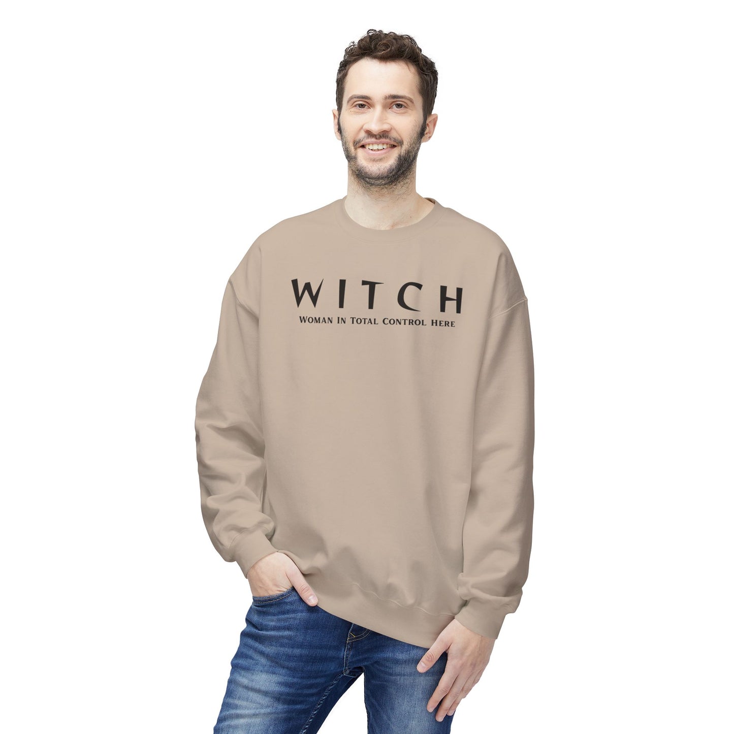 WITCH - Woman In Total Control Here Crewneck Sweatshirt