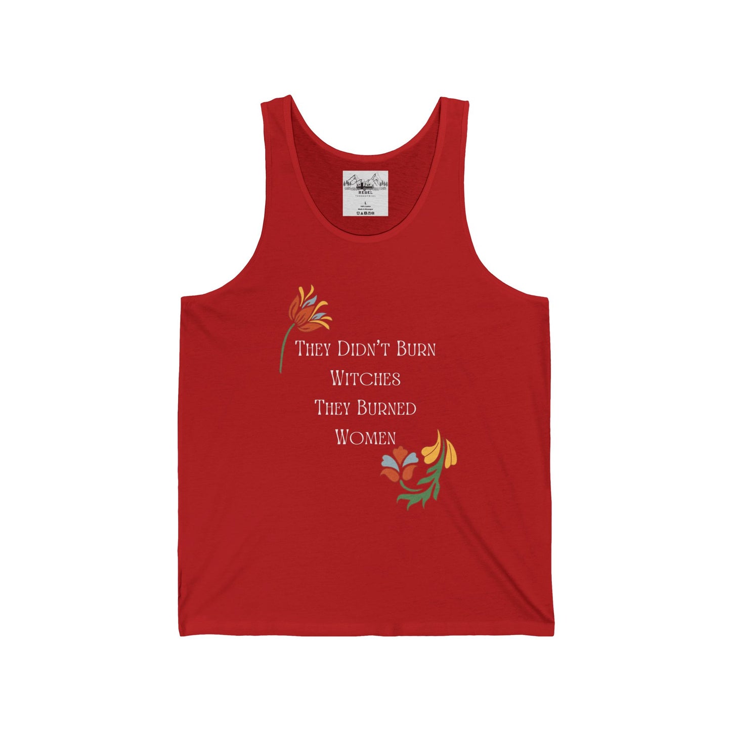They Didn't Burn Witches – Unisex Jersey Tank