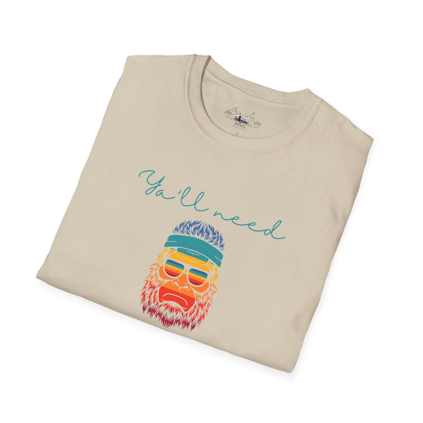 Y’all Need Therapy – Rainbow Bigfoot T-Shirt | Unisex Softstyle Tee