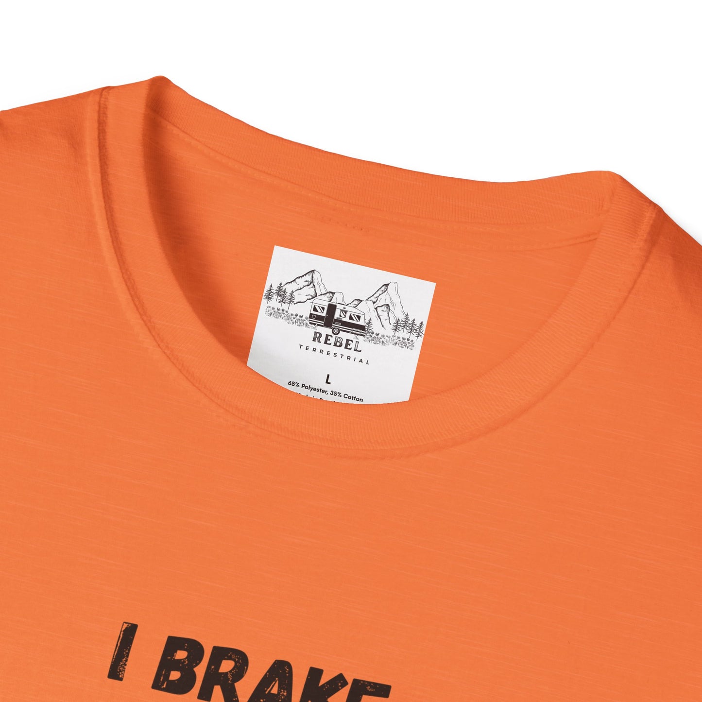 I Brake for Turtles – Funny Motorcycle & Wildlife Awareness Tee