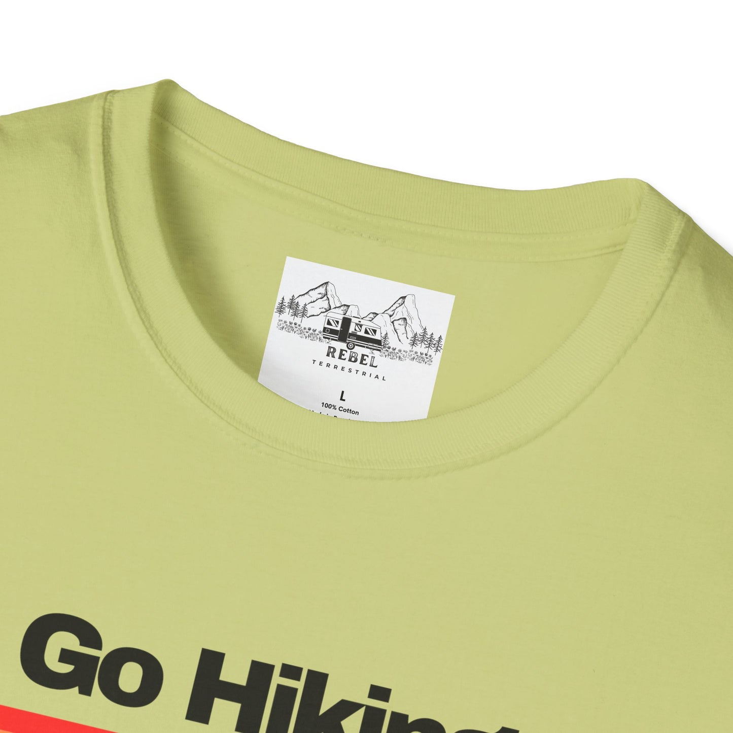 Go Hiking – Worst Case Scenario You Eat Your Friends | Retro Unisex Softstyle T-Shirt