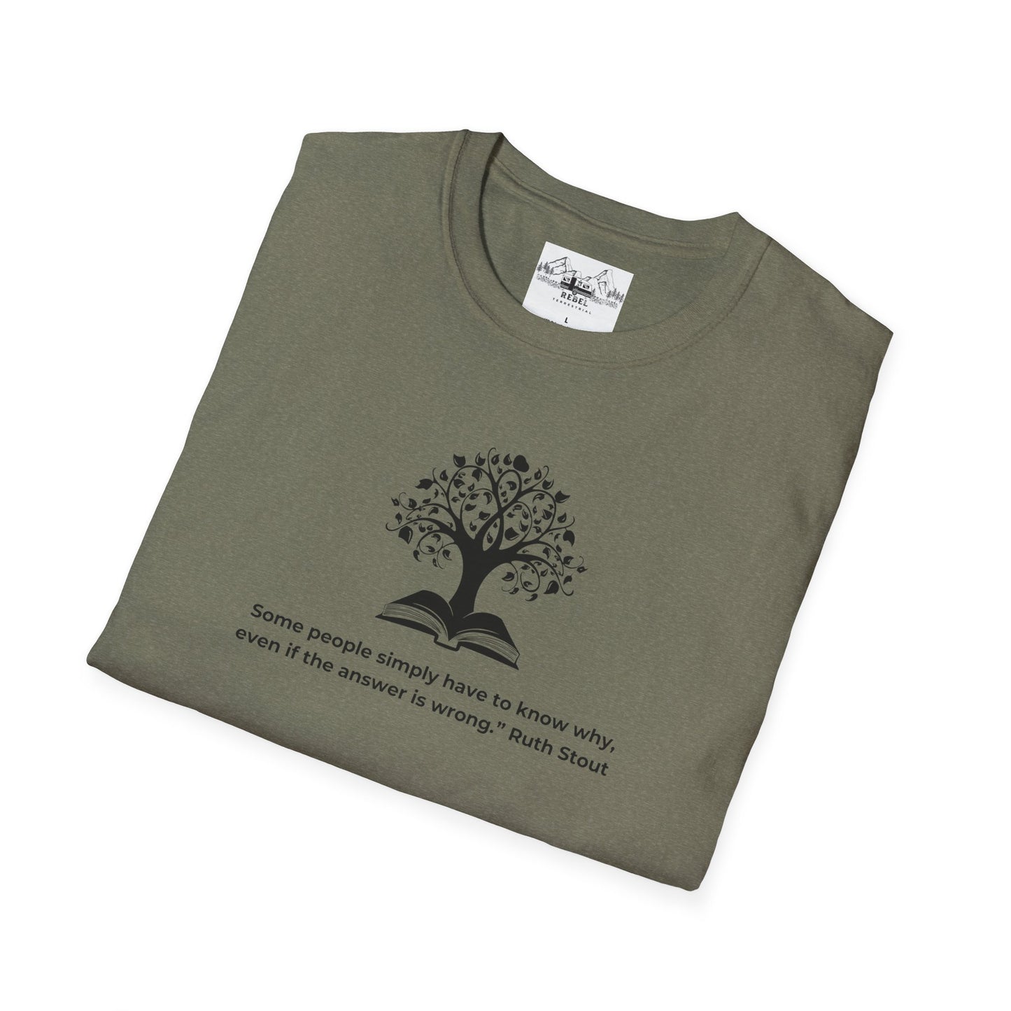Tree of Knowledge β Ruth Stout Quote T-Shirt