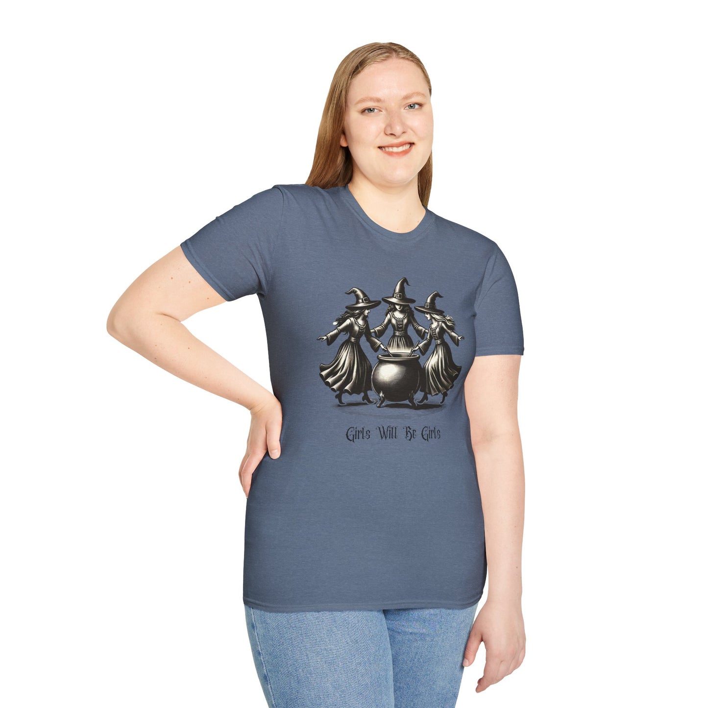 "Girls Will Be Girls" Witches Unisex T-Shirt