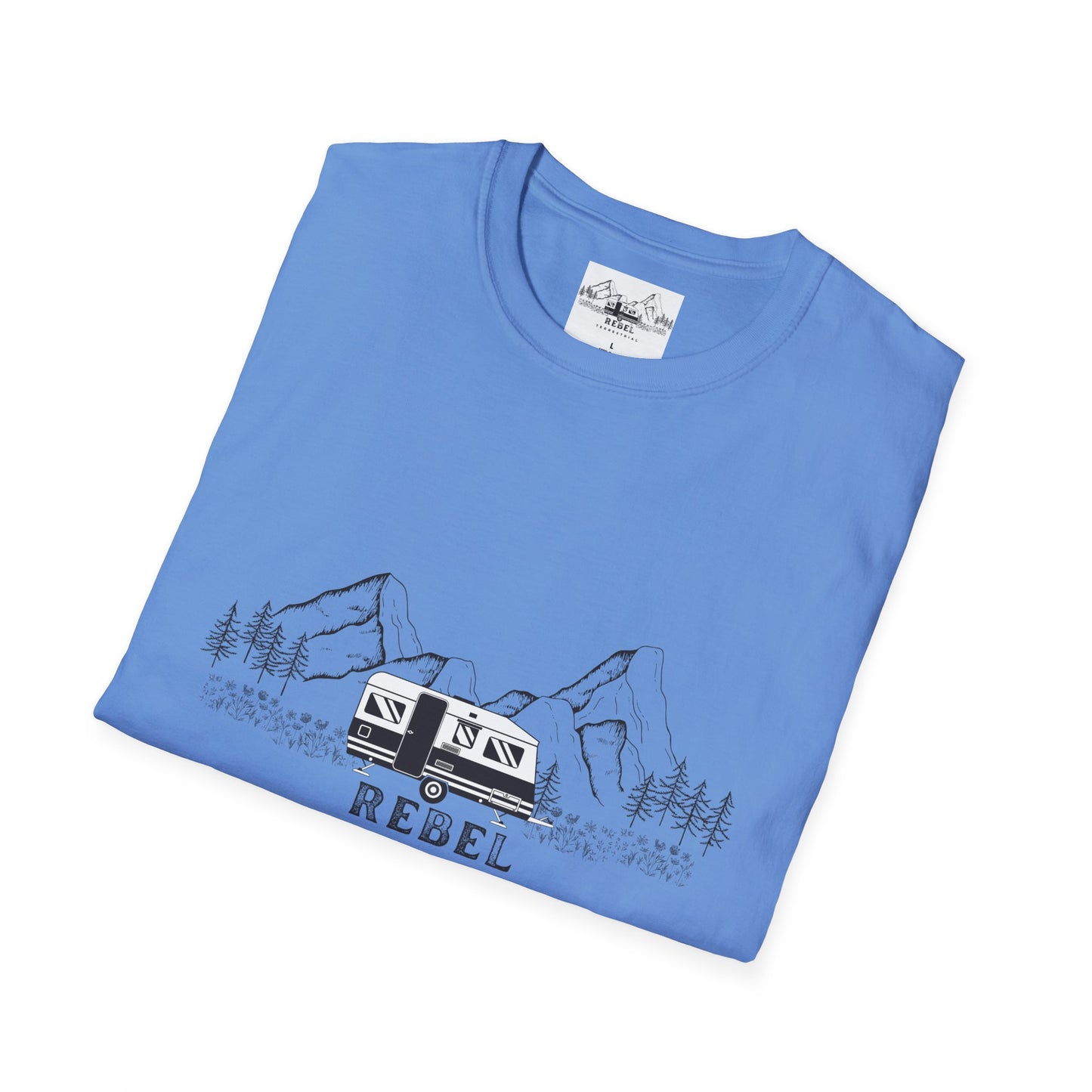 Rebel Terrestrial Mountain RV T-Shirt – For Nomads, Rebels, and Outdoor Souls