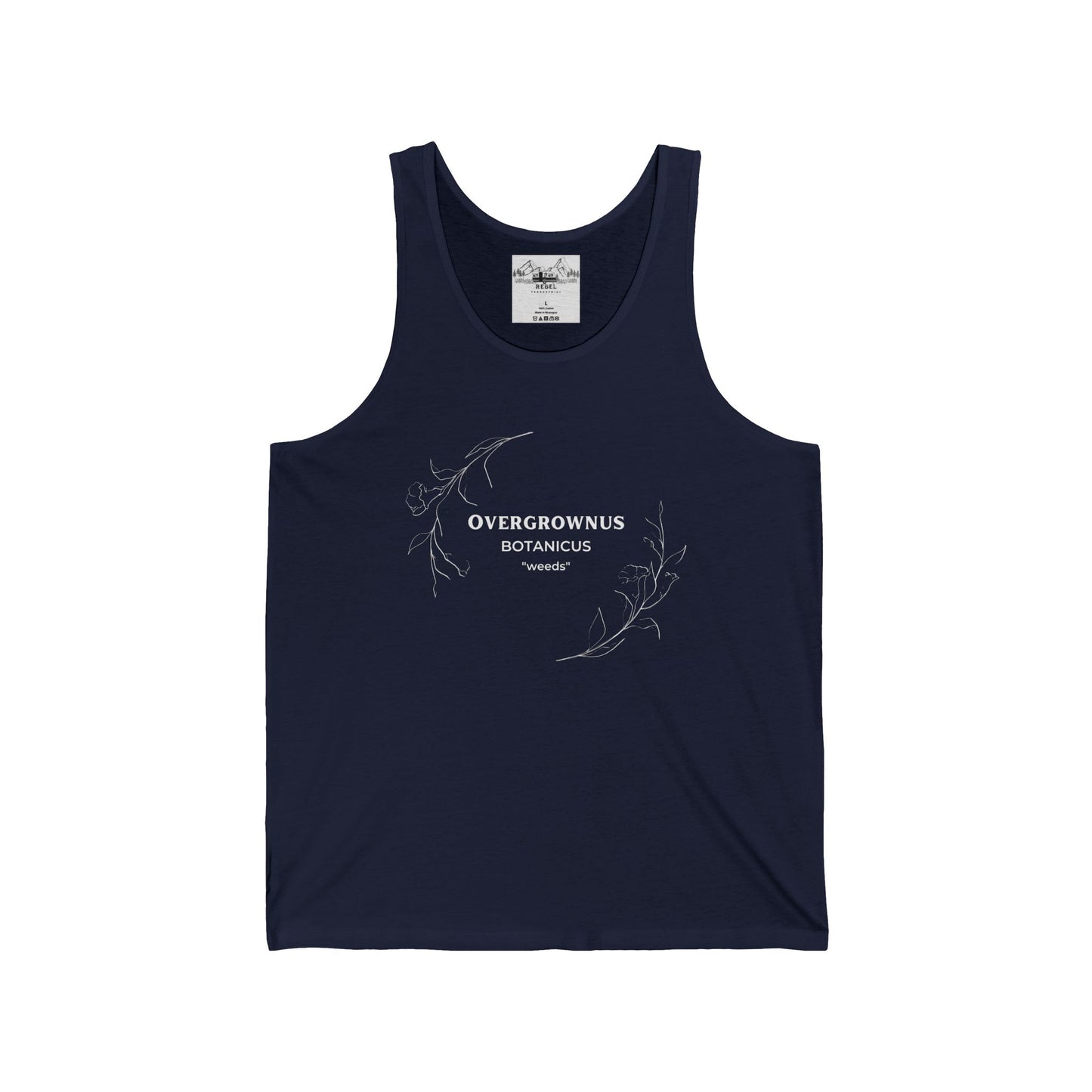 Overgrownus; Botanicus: Weeds β Unisex Tank Top