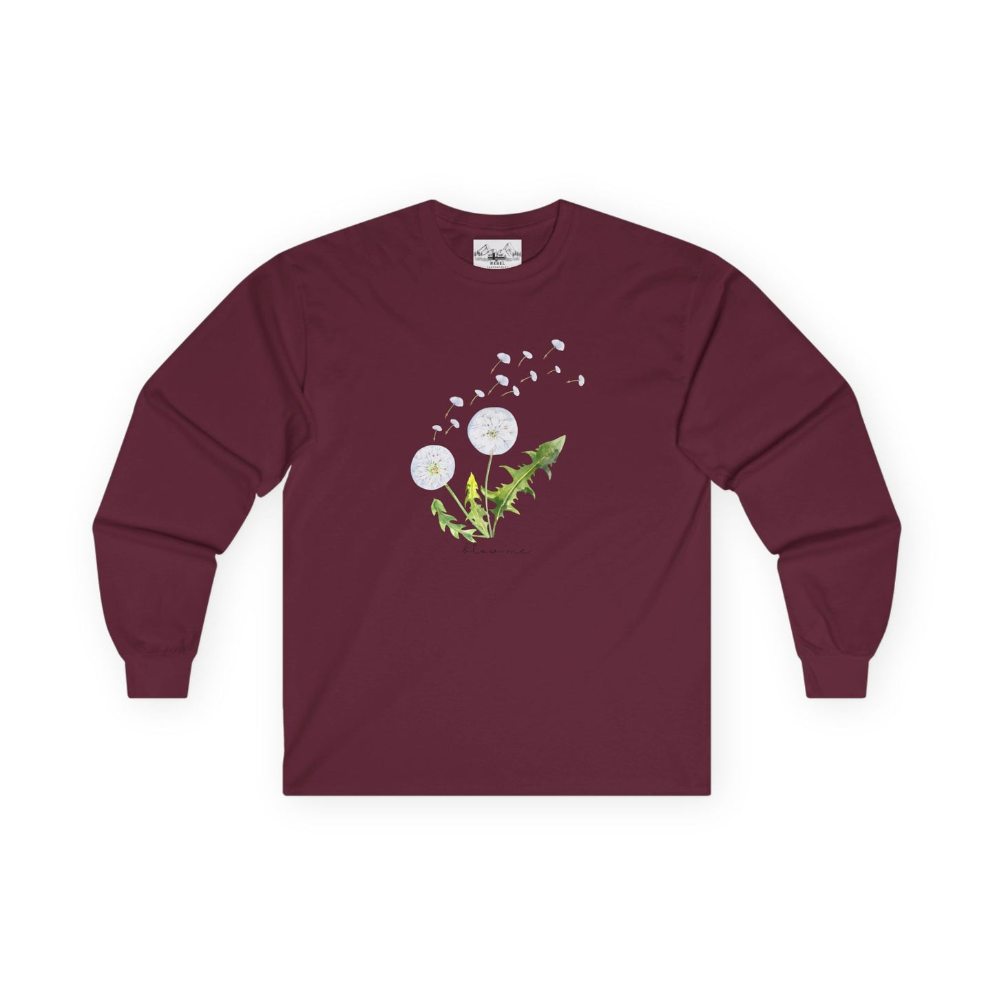 "Blow Me" Dandelion Long Sleeve Tee