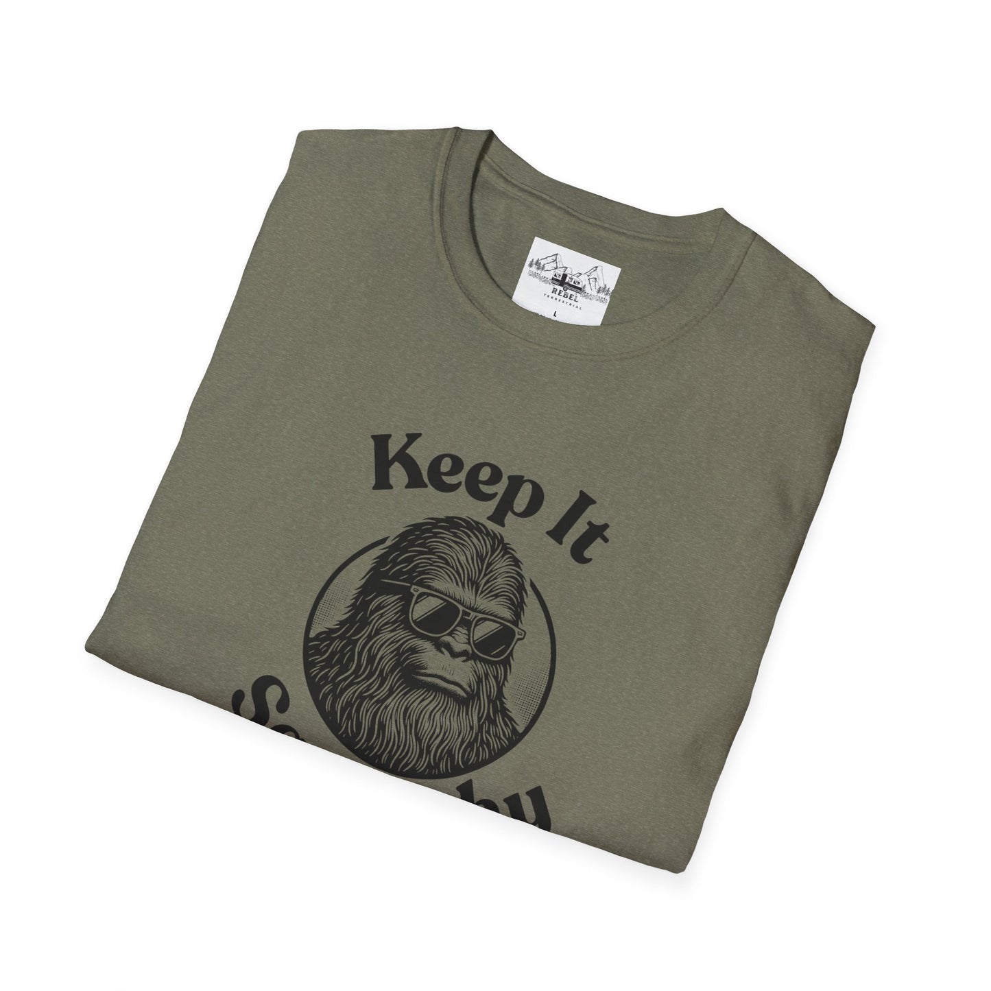 Keep It Squatchy Bigfoot T-Shirt – Unisex Softstyle Tee