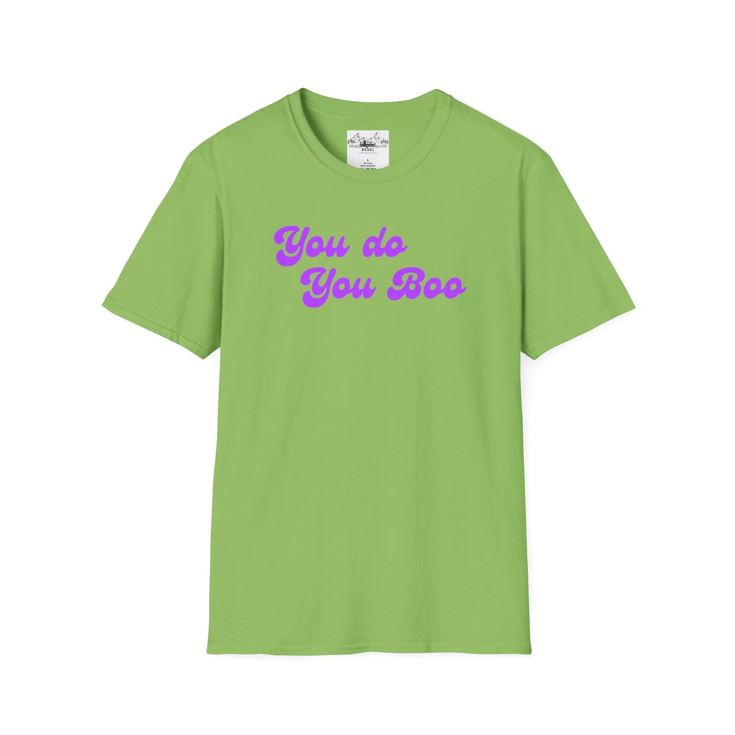 You Do You Boo – Playful Purple Lettering T-Shirt
