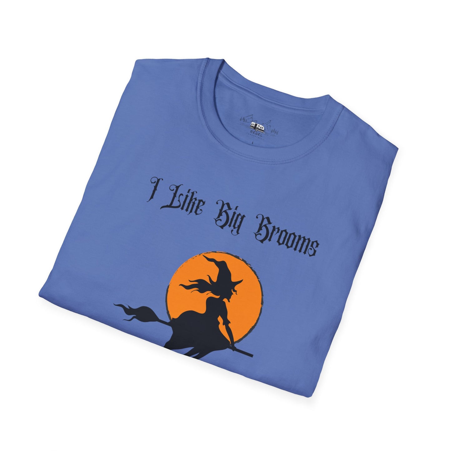 "I Like Big Brooms" Gothic Witch Unisex T-Shirt