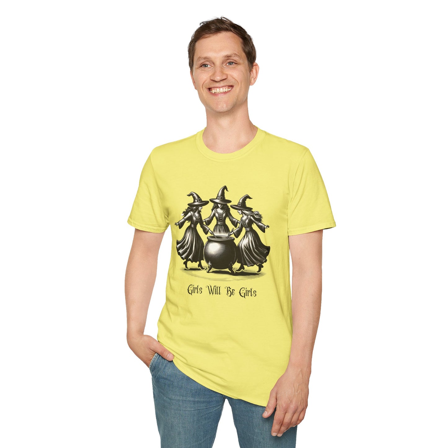 "Girls Will Be Girls" Witches Unisex T-Shirt