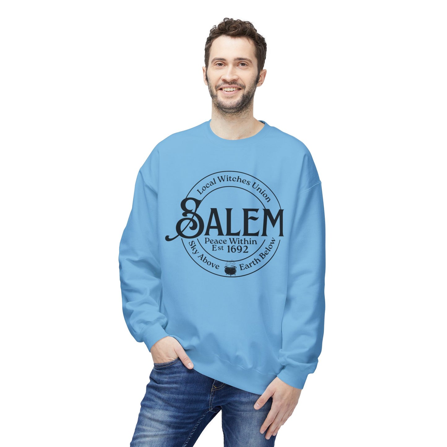 Salem Local Witches Union Midweight Fleece Sweatshirt