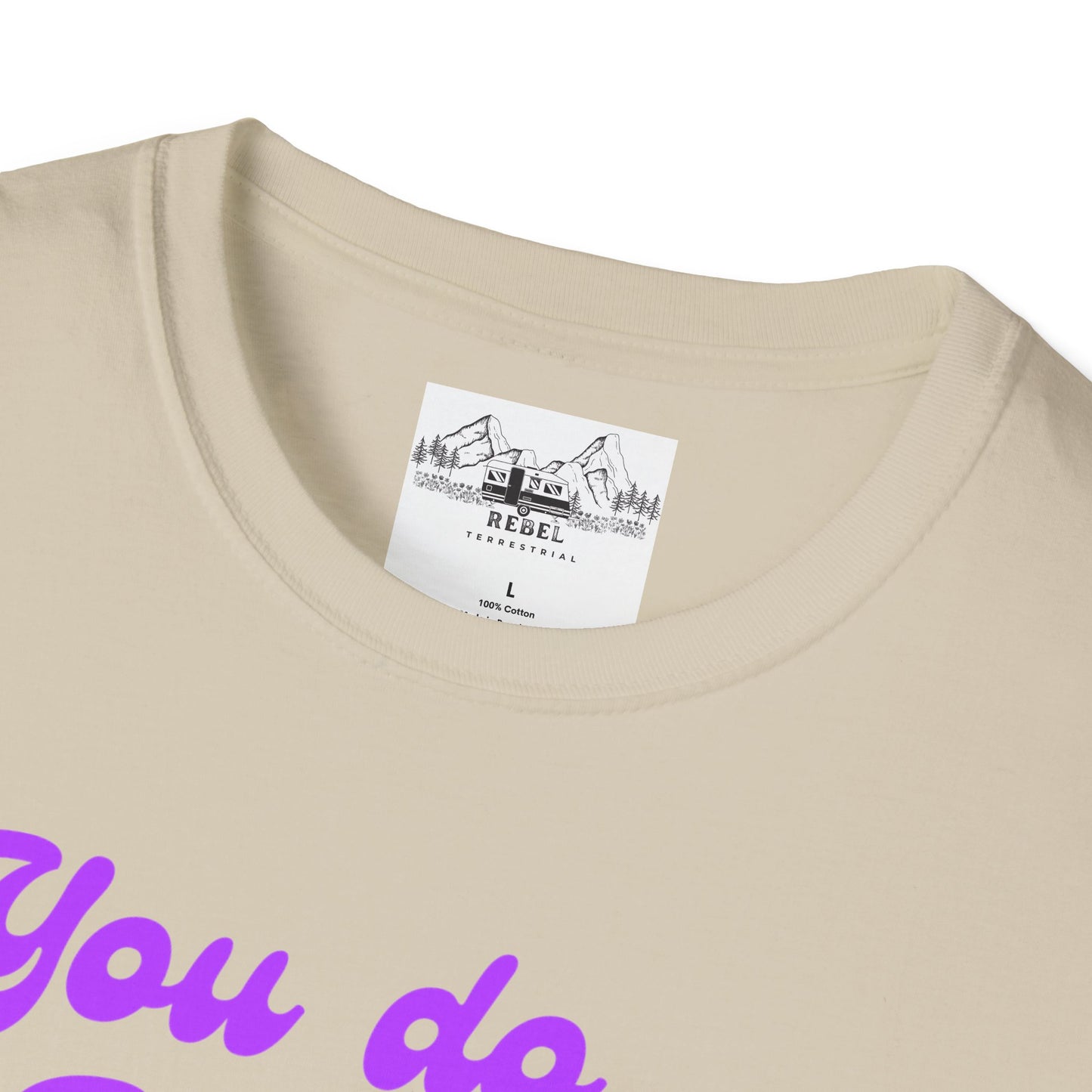 You Do You Boo – Playful Purple Lettering T-Shirt