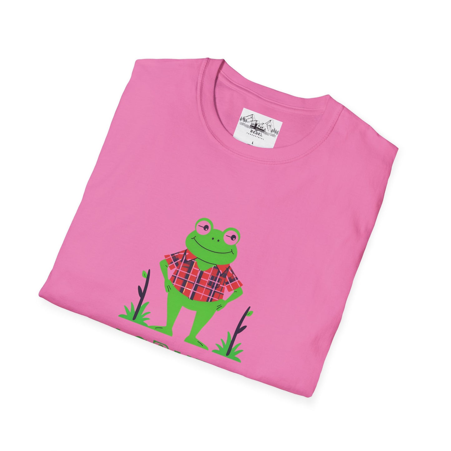 Cartoon Frog "Dagburnit" Unisex Softstyle T-Shirt – Southern Charm Meets Cozy Style