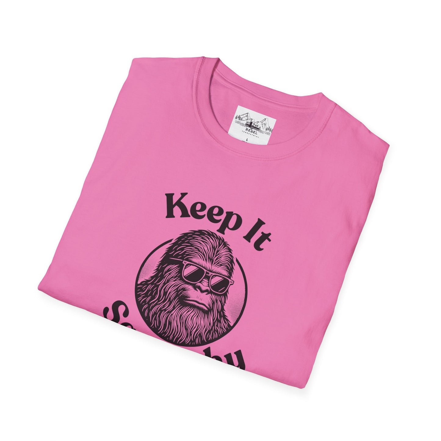 Keep It Squatchy Bigfoot T-Shirt – Unisex Softstyle Tee