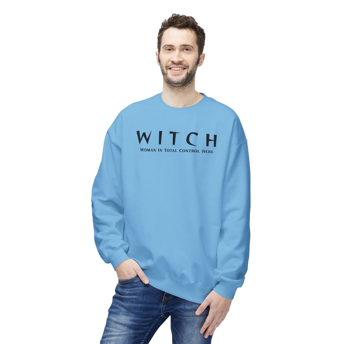 WITCH - Woman In Total Control Here Crewneck Sweatshirt