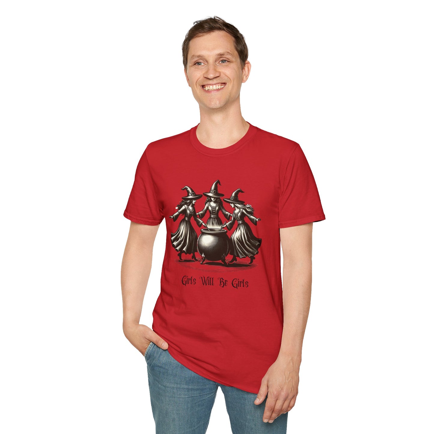 "Girls Will Be Girls" Witches Unisex T-Shirt