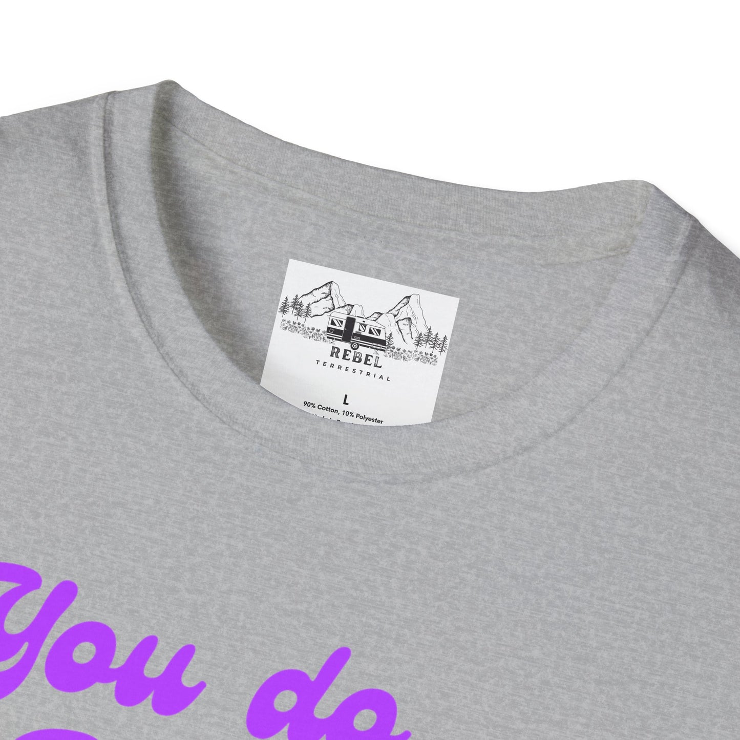 You Do You Boo – Playful Purple Lettering T-Shirt
