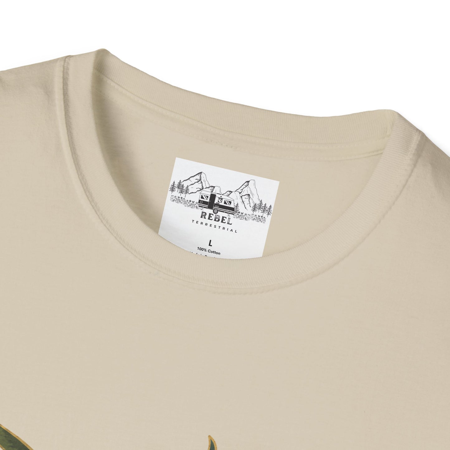 Nature Alone Is Antique – Old World Mushroom Unisex Softstyle T-Shirt | Thomas Carlyle Quote