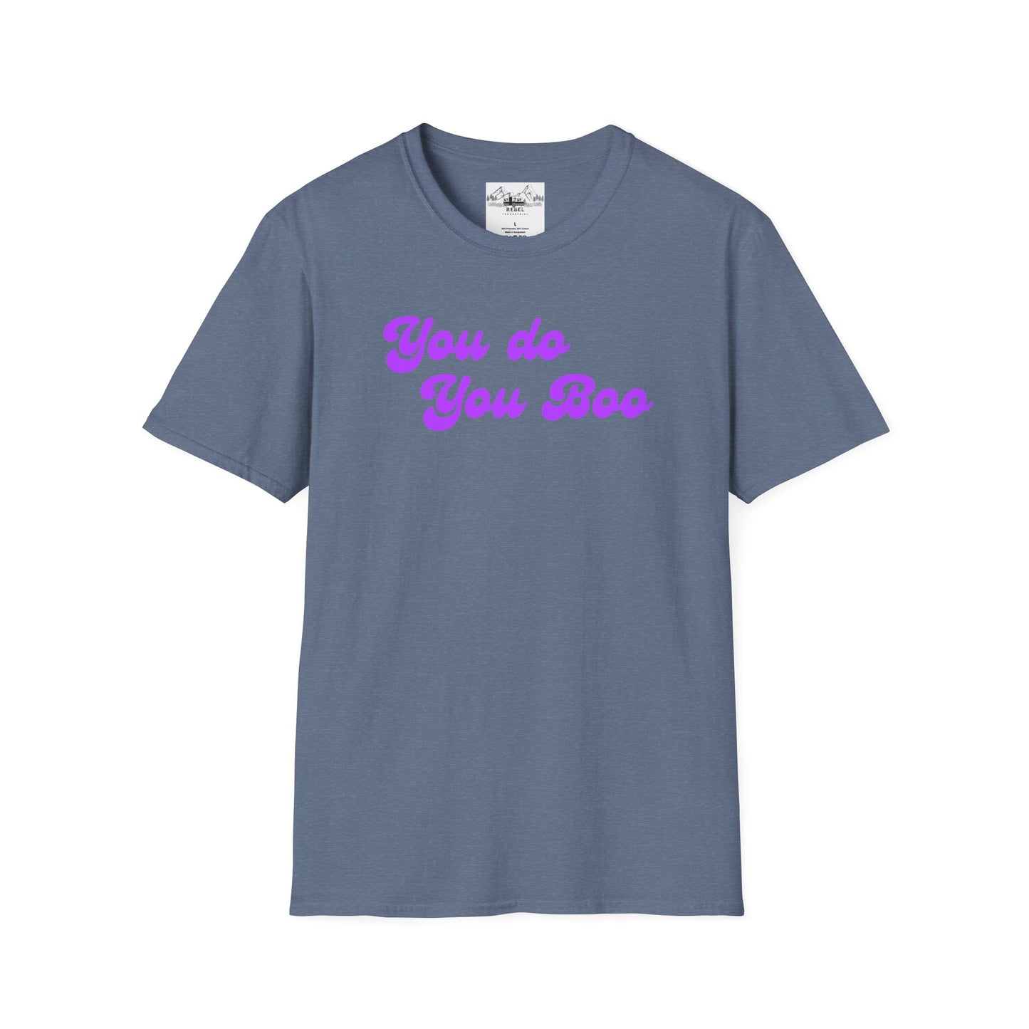 You Do You Boo – Playful Purple Lettering T-Shirt