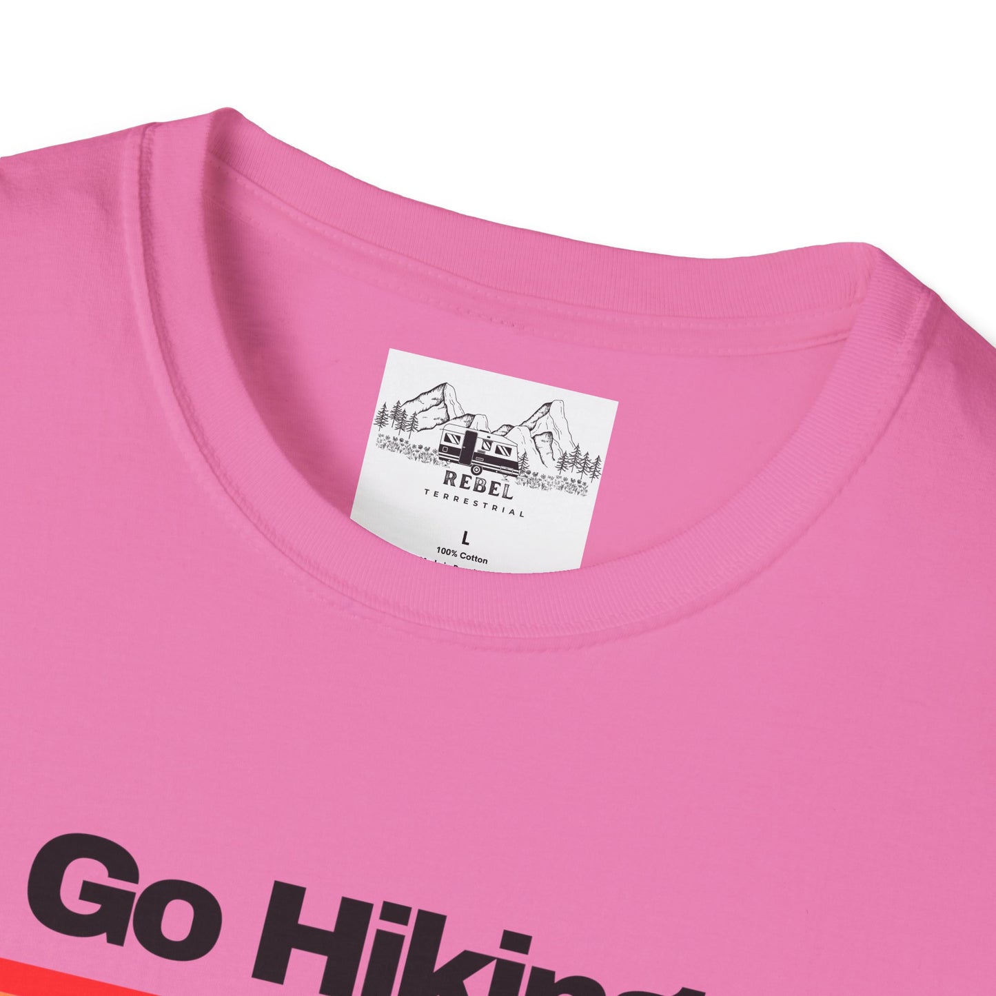 Go Hiking – Worst Case Scenario You Eat Your Friends | Retro Unisex Softstyle T-Shirt