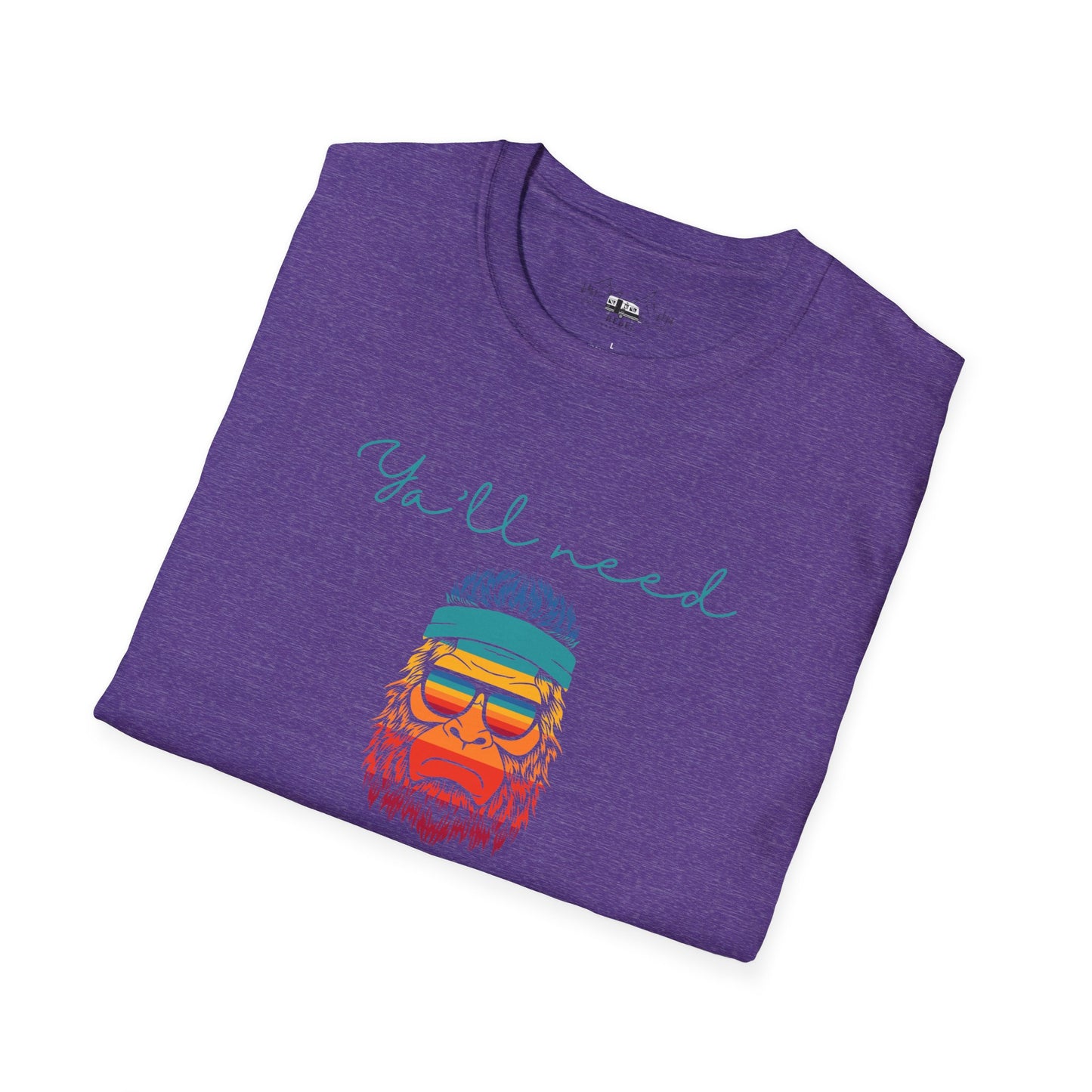 Y’all Need Therapy – Rainbow Bigfoot T-Shirt | Unisex Softstyle Tee