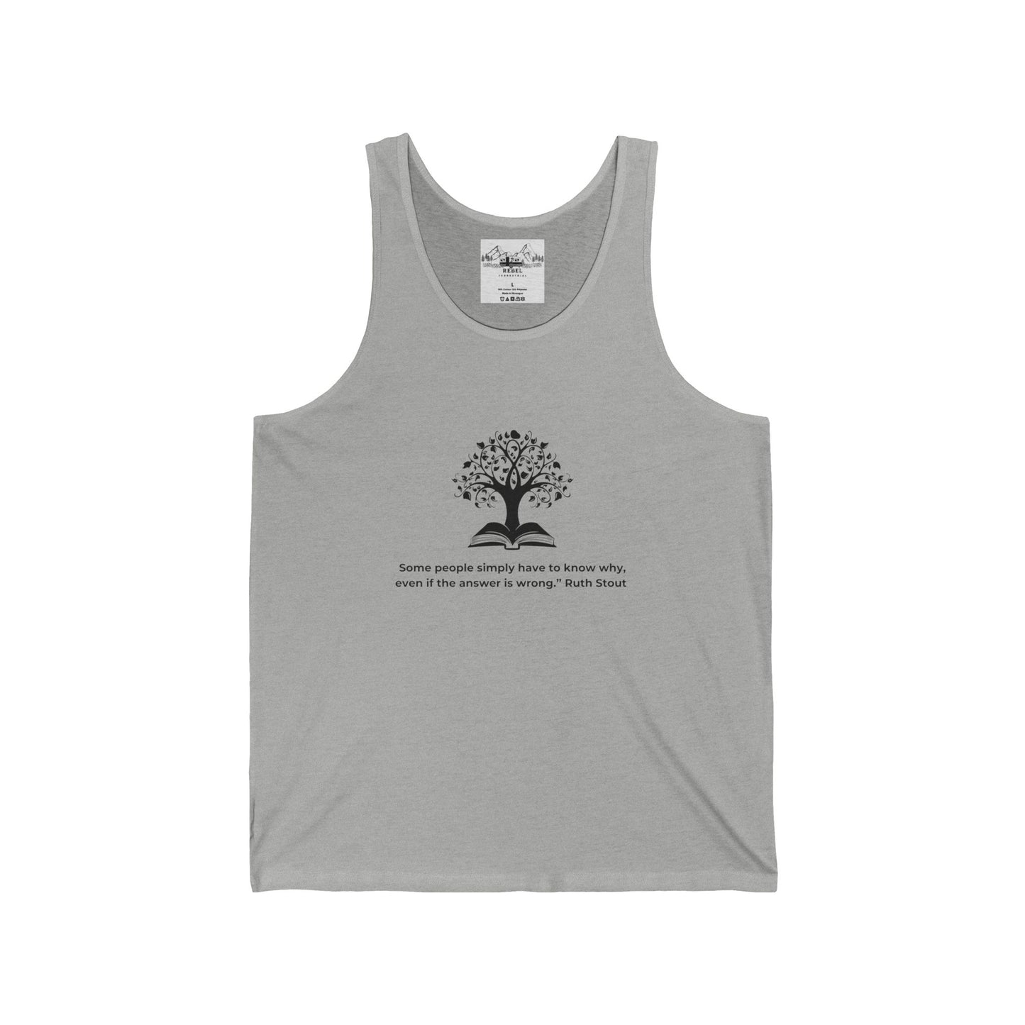 “Some People Simply Have to Know Why” – Unisex Jersey Tank