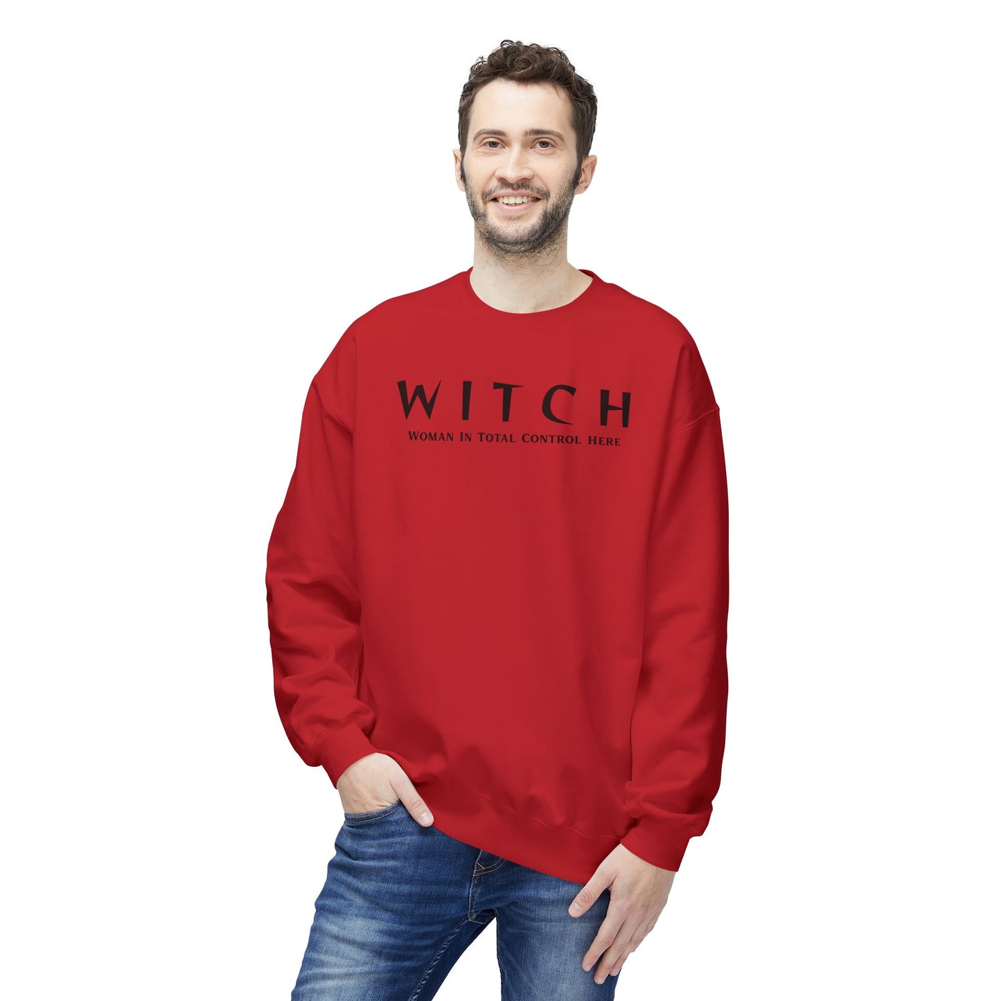 WITCH - Woman In Total Control Here Crewneck Sweatshirt