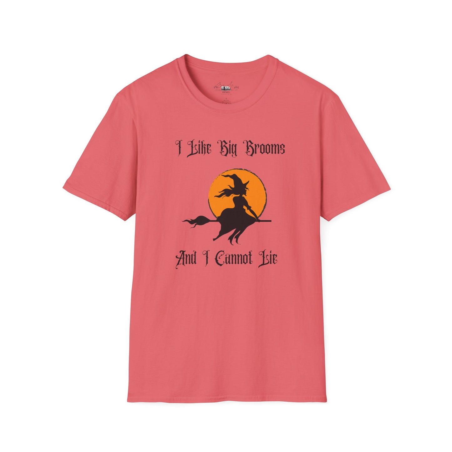 "I Like Big Brooms" Gothic Witch Unisex T-Shirt