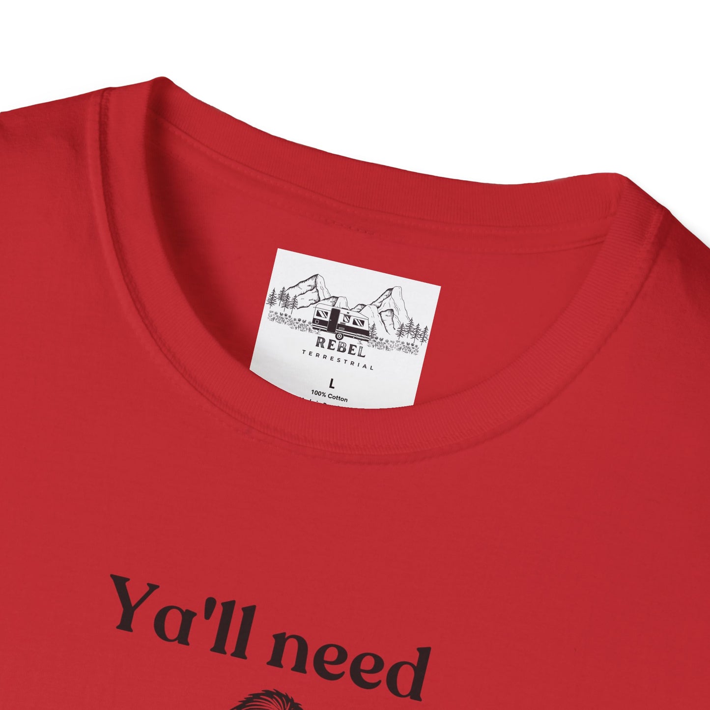 Y’all Need Jesus Bigfoot T-Shirt – Unisex Softstyle Tee