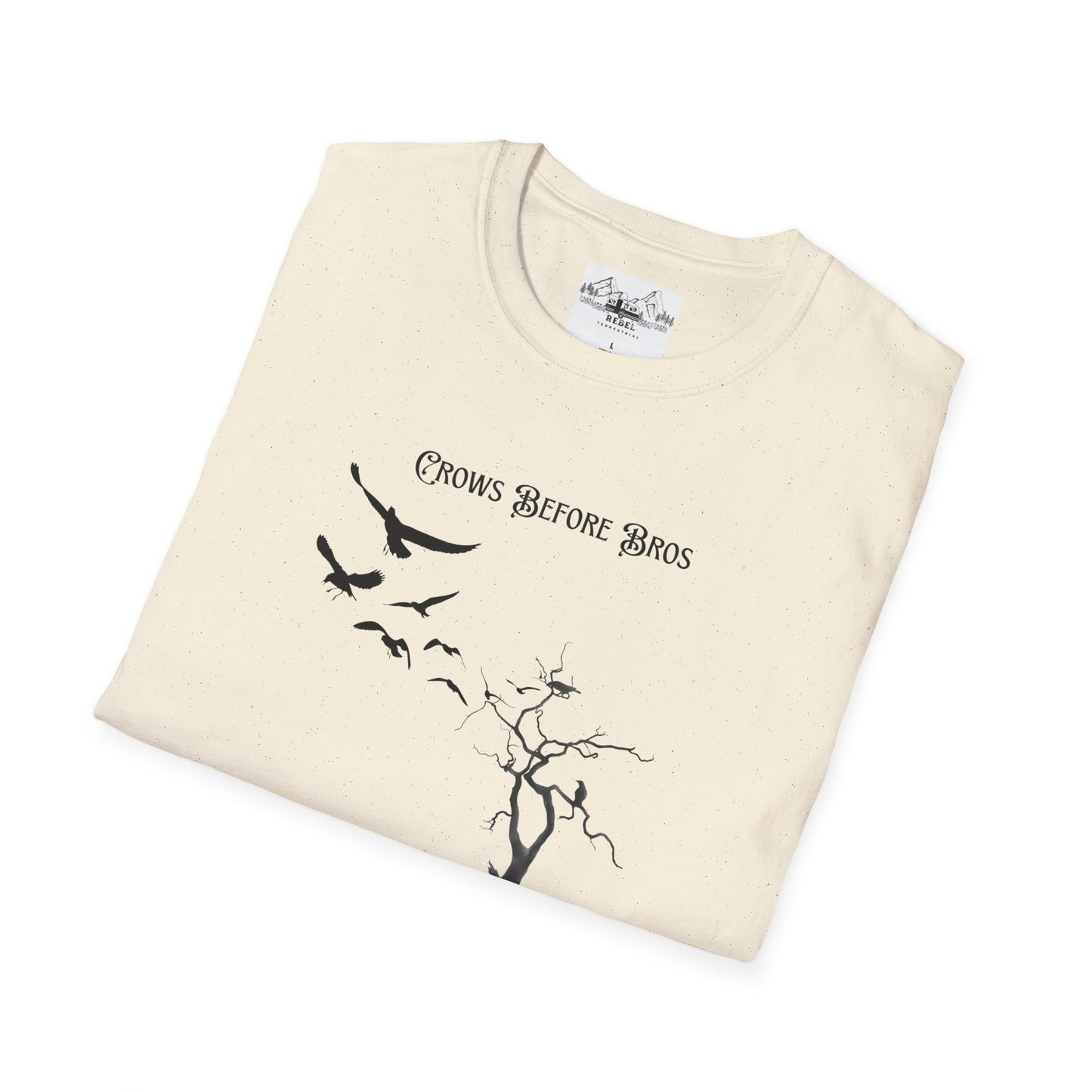 "Crows Before Bros" Unisex Softstyle T-Shirt