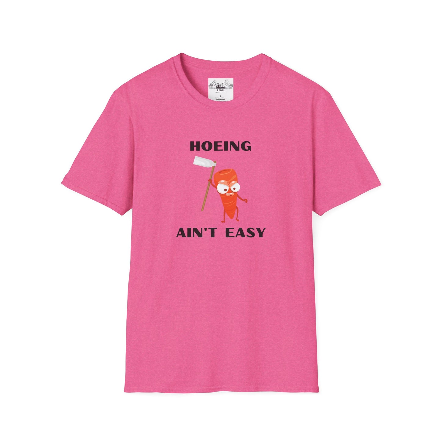 "Hoeing Ain't Easy" – Funny Gardening T-Shirt
