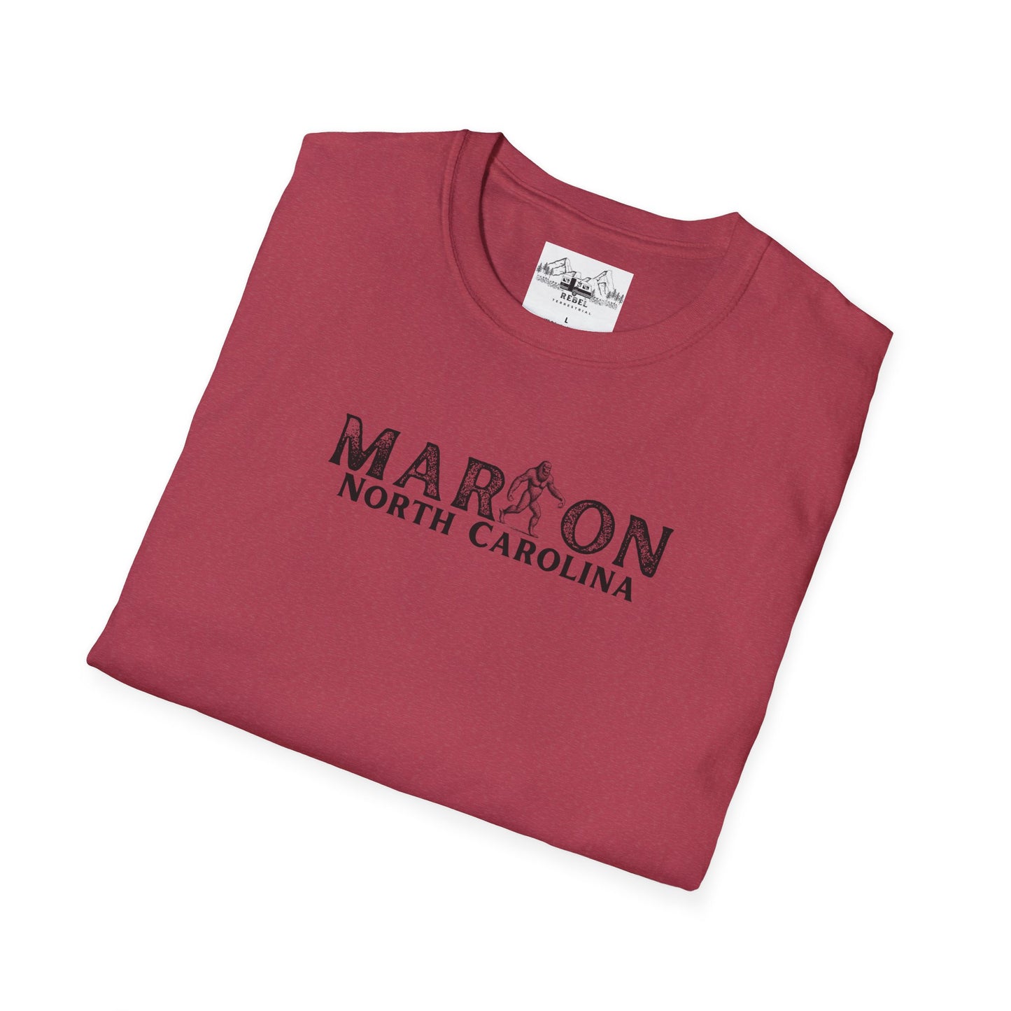 Marion North Carolina Bigfoot T-Shirt – Unisex Softstyle Tee