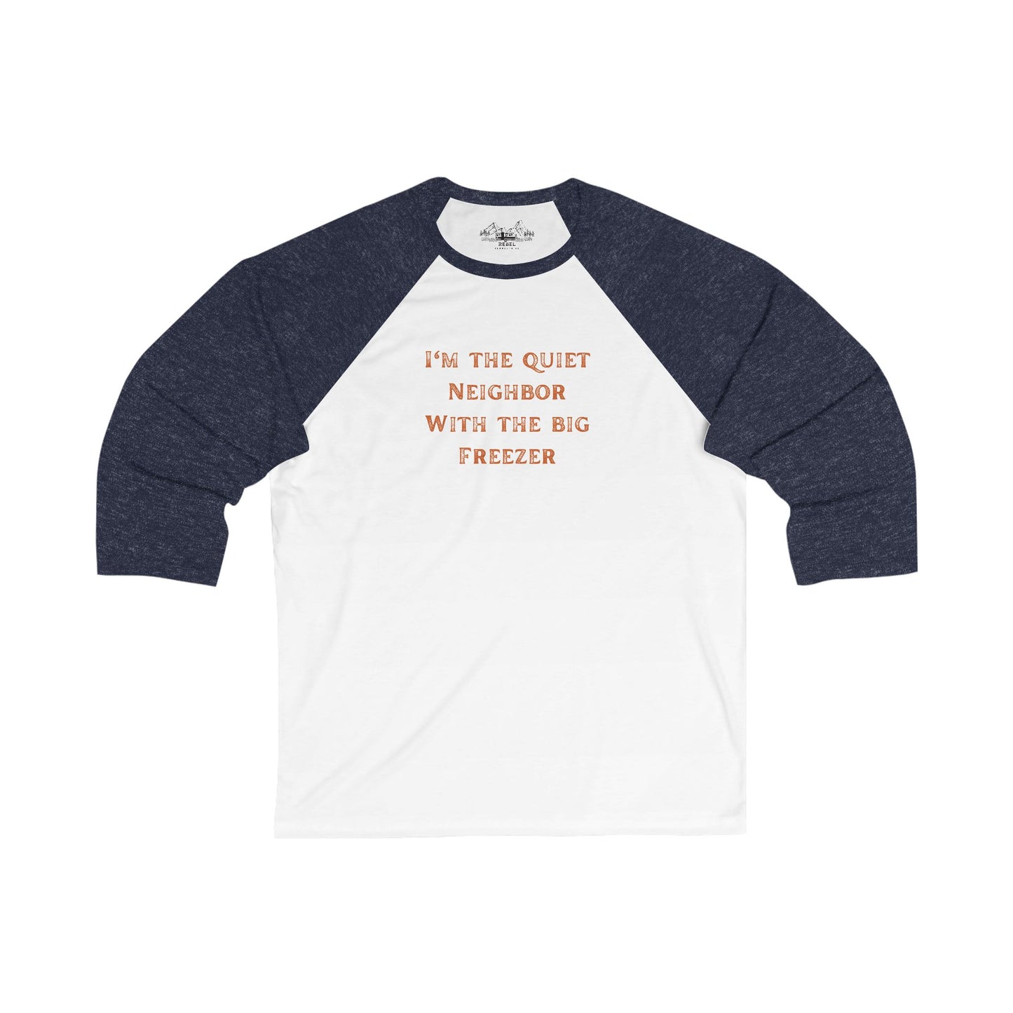 The Quiet Neighbor Baseball Tee - Unisex 3/4 Sleeve