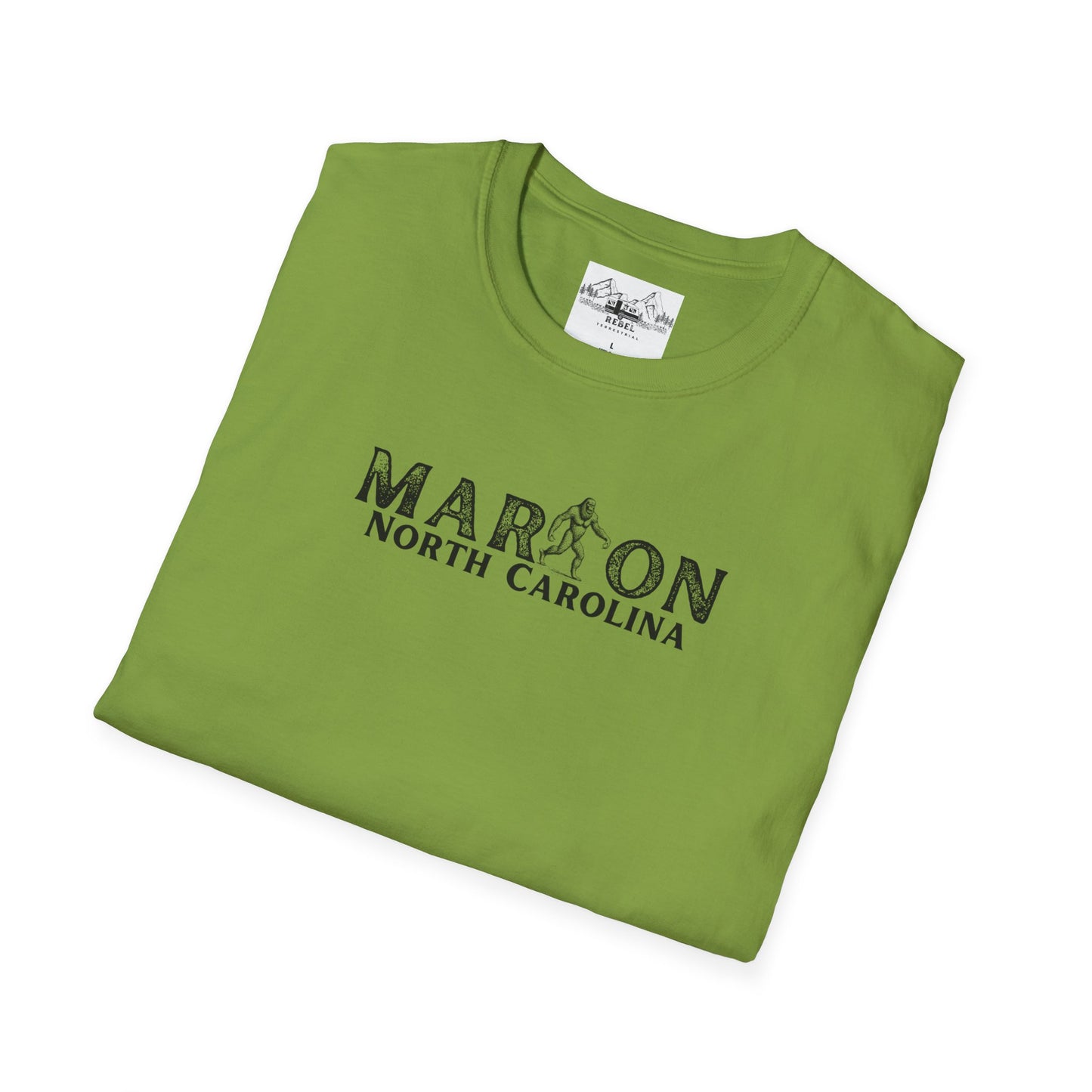 Marion North Carolina Bigfoot T-Shirt – Unisex Softstyle Tee