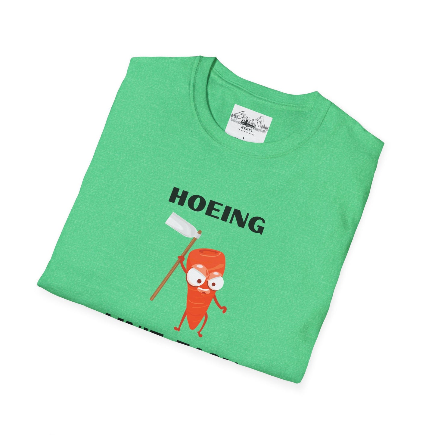"Hoeing Ain't Easy" – Funny Gardening T-Shirt