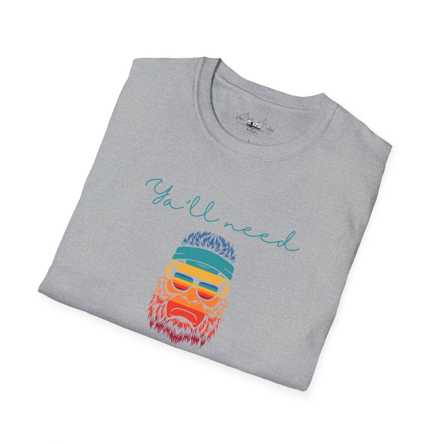 Y’all Need Therapy – Rainbow Bigfoot T-Shirt | Unisex Softstyle Tee