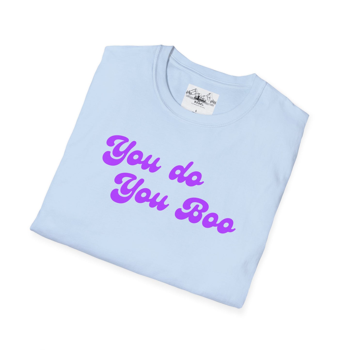 You Do You Boo – Playful Purple Lettering T-Shirt