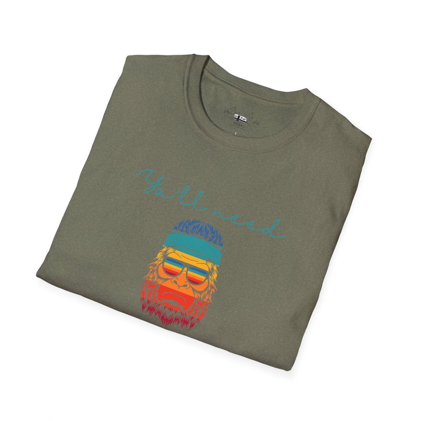 Y’all Need Therapy – Rainbow Bigfoot T-Shirt | Unisex Softstyle Tee